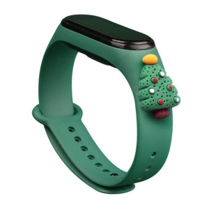 Strap Xmas opaska do Xiaomi Mi Band 6 / Mi Band 5 silikonowy pasek bransole