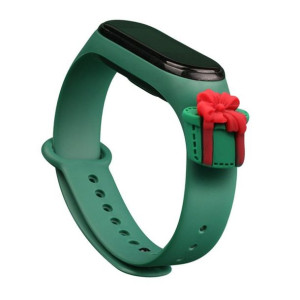 Strap Xmas opaska do Xiaomi Mi Band 6 / Mi Band 5 silikonowy pasek bransole
