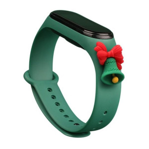 Strap Xmas opaska do Xiaomi Mi Band 6 / Mi Band 5 silikonowy pasek bransole