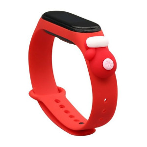 Strap Xmas opaska do Xiaomi Mi Band 6 / Mi Band 5 silikonowy pasek bransole