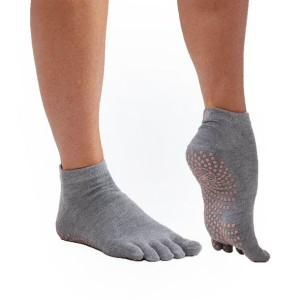 Gaiam Skarpetki Antypoślizgowe Do Jogi Szare Dwupak 63707