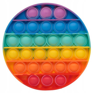 Zabawka Sensoryczna Push Pop It Kółko Rainbow