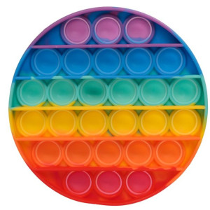 Zabawka Sensoryczna Push Pop It Kółko Rainbow