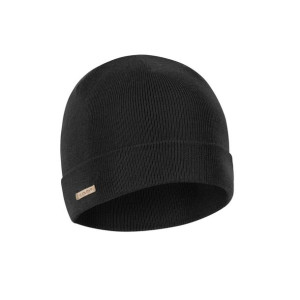 Czapka zimowa merino Beanie czarna