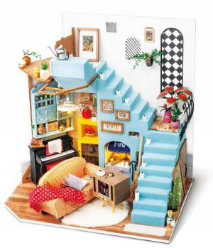 Robotime Drewniany Model do Składania Joy's Room