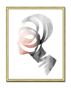 Obraz plakat sztuka współczesna 21x26cm