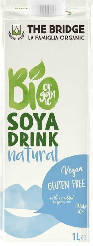 Napój sojowy naturalny bez glutenu 1l EKO The Bridge