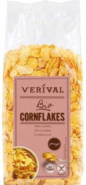 Płatki kukurydziane słodzone bez glutenu 250g EKO Verival