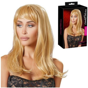 Peruka Blond Blondynka 45cm Sztuczne Włosy