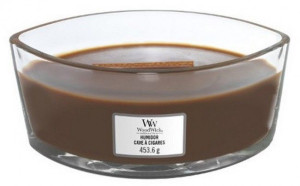 WoodWick Humidor Elipsa świeca drewniany knot