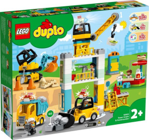 LEGO DUPLO - Żuraw Wieżowy i Budowa (10933)