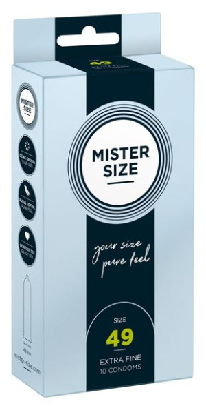 Prezerwatywy Mister Size 49 mm (10 szt)