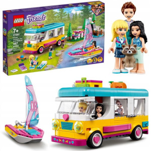 LEGO- Leśny Mikrobus Kempingowy i Żaglówka (41681)