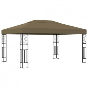Altana, 3 x 4 m, taupe, tkanina
