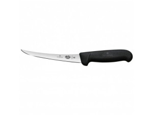 Victorinox, nóż do trybowania, bardzo ostre ostrze, 15 cm, Fibrox, czarny