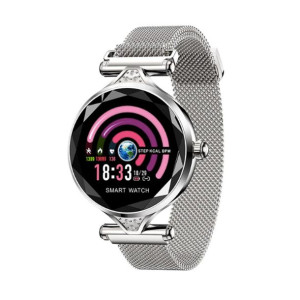Smartwatch damski RH1 SREBRNY