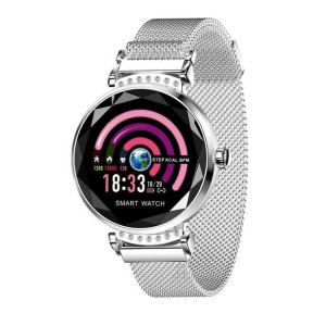 Smartwatch damski RH2 SREBRNY