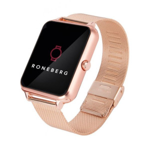 Smartwatch Roneberg R60 z bransoletą mesh ZŁOTY