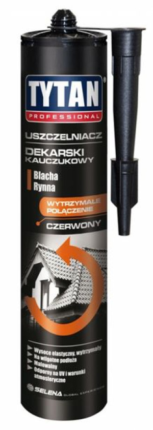 Uszczelniacz dekarski kauczukowy TYTAN CEGLASTY