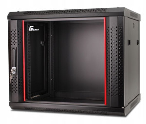 Szafa rack Getfort 19'' 9U 600x450mm wisząca BLACK
