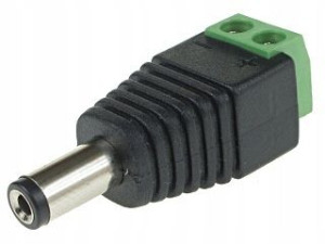 WTYK Wtyczka Zasilająca Zasilanie Kamer 2.1/5.5mm