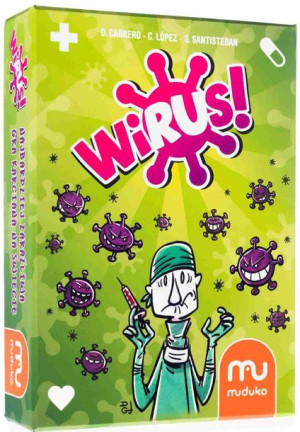 WIRUS gra planszowa karciana karty koronaparty