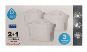 DAFI filtry 2+1 UNIMAX Perfectline 3 szt. wkłady