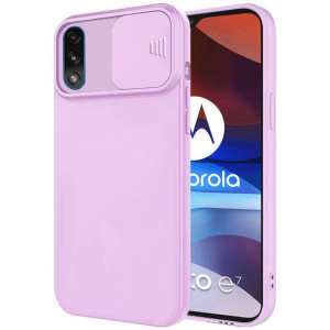 Etui MOTOROLA MOTO E7 POWER Silikonowe z Osłoną na Aparat Nexeri Silicone L
