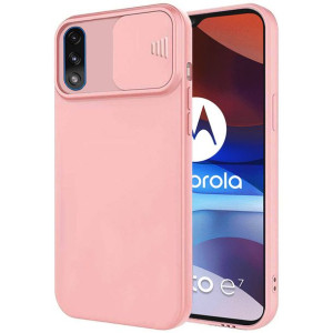 Etui MOTOROLA MOTO E7 POWER Silikonowe z Osłoną na Aparat Nexeri Silicone L