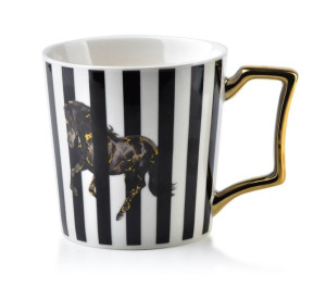 Lumarko Kubek 400ml H10x13.5x9.5cm Wild Stripes
