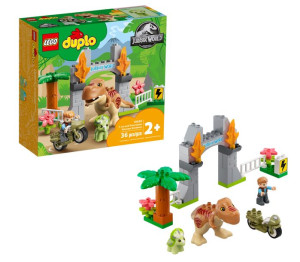 LEGO Jurrasic World Ucieczka Tyranozaura 36szt. DUŻE DolinaKlockow
