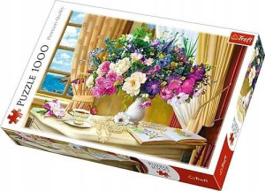 Puzzle 1000 Kwiaty O Poranku Trefl