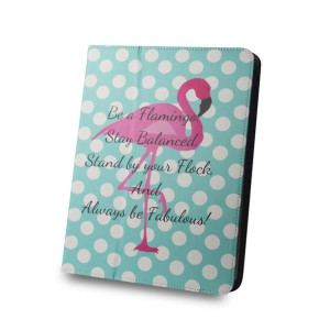 Uniwersalne etui do tabletów 9-10" Flamingo and dots