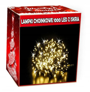 Lampki Choinkowe 200led Flash 20 Metr Zewnętrzne
