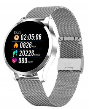 Smartwatch damski Roneberg R9 SREBRNY