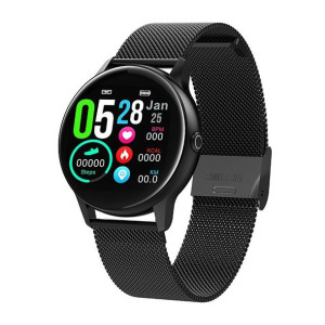 Smartwatch damski RT88 bransoleta mesh BLACK MESH
