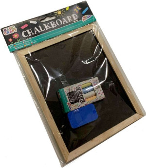 Grafix Zestaw mini tablica + kredy + gąbka