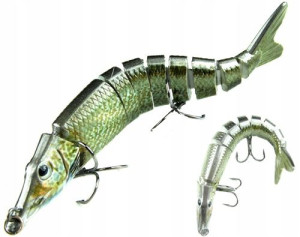 WOBLER JAXON ŁAMANY szczupak JERK 19g MSI12b