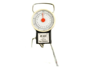 WAGA DO 22kg wraz z METRÓWKĄ uchwyt do WIESZANIA