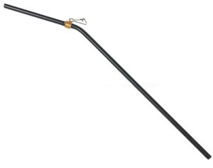 RURKA ANTYSPLĄTANIOWA METALOWA agrafk 20cm wygięta