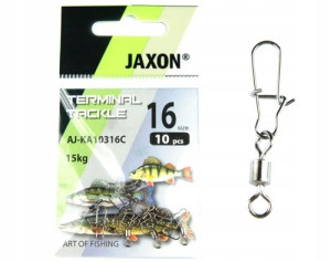 zestaw 10szt KRĘTLIK STRONG + agrafka jaxon 16