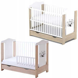 Łóżeczko FRANEK Tapczanik + szuflada SONOMA SOFA