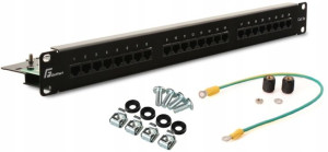 Patch Panel Utp Cat.5e 24 Porty Getfort Szafy Rack