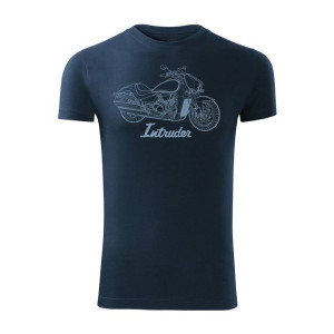 Koszulka motocyklowa z motocyklem na motor Suzuki Intruder M1800R męska gra