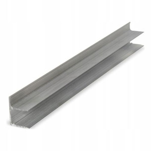 Aluminiowy profil czołowy F 10mm 4m