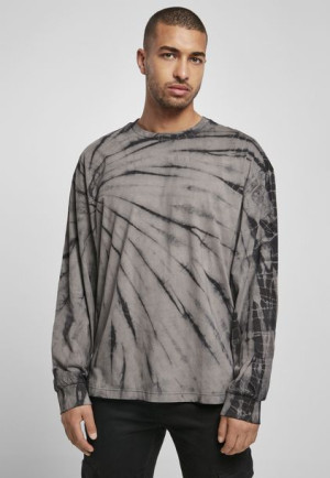 Longsleeve Boxy Tye Dye Black/Asphalt