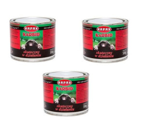 Karbid na krety 3 x 500 g  PROMOCJA