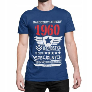 Koszulka na 40 urodziny 50 30 z rokiem na prezent