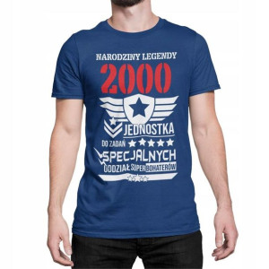 Koszulka na 40 urodziny 50 30 z rokiem na prezent