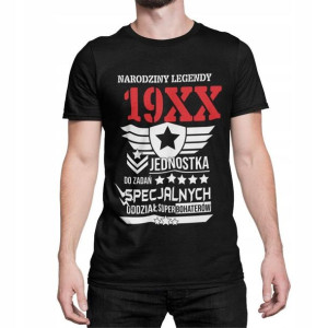 Koszulka na urodziny 40 50 30 koszulki na prezent